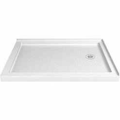 DreamLine DLT-1036482 SlimLine 36" x 48" Double Threshold Shower Base Right H& Drain -Bathtubs & Showers Shop ATY DLT 1036482 1