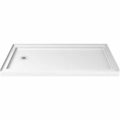 DreamLine DLT-1130601 SlimLine 30" x 60" Shower Base Left H& Drain -Bathtubs & Showers Shop ATY DLT 1130601 1