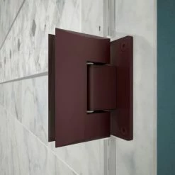 DreamLine SHDR-20267210F-06 Unidoor 26" Frameless Hinged Shower Door Oil Rubbed Bronze Finish -Bathtubs & Showers Shop B1142814 6