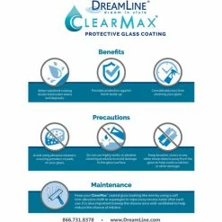 DreamLine SHDR-20277210F-06 Unidoor 27" Frameless Hinged Shower Door Oil Rubbed Bronze Finish -Bathtubs & Showers Shop B1142815 9