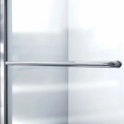 DreamLine SHDR-0948720-01-FR Infinity-Z 44" - 48" Sliding Shower Door Frosted Glass Door Chrome -Bathtubs & Showers Shop B1142835 6