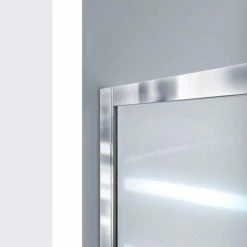 DreamLine SHDR-0948720-01-FR Infinity-Z 44" - 48" Sliding Shower Door Frosted Glass Door Chrome -Bathtubs & Showers Shop B1142835 7