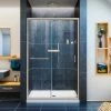 DreamLine SHDR-0948720-04 Infinity-Z 44" - 48" Frameless Sliding Shower Door Brushed Nickel Finish -Bathtubs & Showers Shop B1142848 1