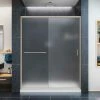 DreamLine SHDR-0960720-04-FR Infinity-Z 56" - 60" Shower Door Frosted Glass Door Brushed Nickel