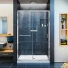 DreamLine SHDR-0948720-01 Infinity-Z 44" - 48" Frameless Sliding Shower Door Chrome Finish