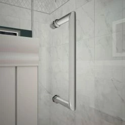 DreamLine SHDR-23307210-01 Radiance 30" Frameless Hinged Shower Door Chrome Finish -Bathtubs & Showers Shop B1143116 3