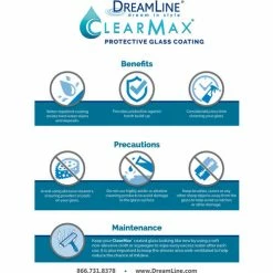 DreamLine SHDR-20297210F-06 Unidoor 29" Frameless Hinged Shower Door Oil Rubbed Bronze Finish -Bathtubs & Showers Shop B1143157 9