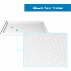 DreamLine DLT-1036481 SlimLine 36" x 48" Double Threshold Shower Base Left H& Drain -Bathtubs & Showers Shop B1143265 3 1