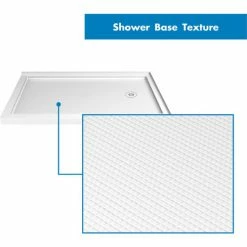 DreamLine DLT-1036482 SlimLine 36" x 48" Double Threshold Shower Base Right H& Drain -Bathtubs & Showers Shop B1143266 3 1