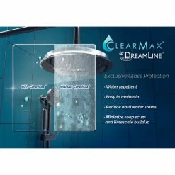 DreamLine SHDR-23327210-01 Radiance 32" Frameless Hinged Shower Door Chrome Finish -Bathtubs & Showers Shop B1143287 7