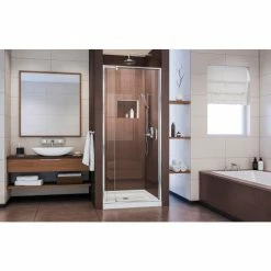 Dreamline SHDR-22287200-01 Flex Pivot Shower Door, Chrome, 28 to 32" x 72" -Bathtubs & Showers Shop B1728931 4