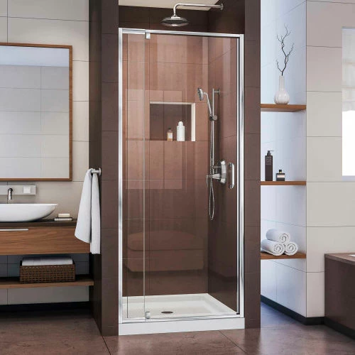Dreamline SHDR-22327200-01 Flex Pivot Shower Door, Chrome, 32 to 36" x 72" 3 Dreamline SHDR-22327200-01 Flex Pivot Shower Door, Chrome, 32 to 36" x 72"