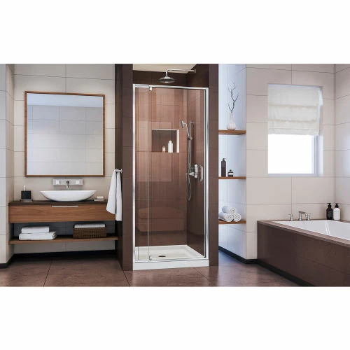 Dreamline SHDR-22327200-01 Flex Pivot Shower Door, Chrome, 32 to 36" x 72" 6 Dreamline SHDR-22327200-01 Flex Pivot Shower Door, Chrome, 32 to 36" x 72" - Image 4