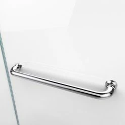 Dreamline SHDR-3534586-RT-01 Aqua Uno Hinged Tub Door, Chrome, 56 to 60" x 30" x 58" -Bathtubs & Showers Shop B1728965 6