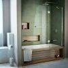 DreamLine™ Aqua Clear Glass Bathtub Door SHDR-3148586-01, 48" x 58" -Bathtubs & Showers Shop B809712 1
