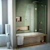 DreamLine™ Aqua Clear Glass Bathtub Door SHDR-3148586-04, 48" x 58" -Bathtubs & Showers Shop B809713 1