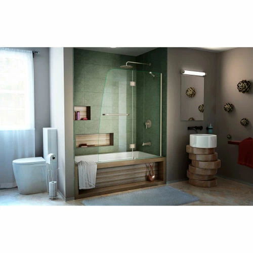 DreamLine™ Aqua Clear Glass Bathtub Door SHDR-3148586-04, 48" x 58" 6 DreamLine™ Aqua Clear Glass Bathtub Door SHDR-3148586-04, 48" x 58" - Image 4