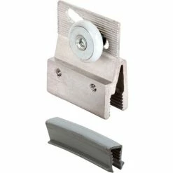 Prime-Line Products Prime-Line M 6145 Roller Bracket, Frameless, Mill Finish,(Pack of 2)