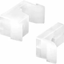 Prime-Line Products Prime-Line M 6218 Tub Enclosure Guides and Bumpers, White,(Pack of 2)