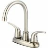 Olympia Accent B-8150-BN Two Handle Bar Faucet PVD Brushed Nickel -Bathtubs & Showers Shop PZR B 8150 BN