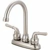 Olympia Accent B-8160-BN Two Handle Bar Faucet PVD Brushed Nickel -Bathtubs & Showers Shop PZR B 8160 BN
