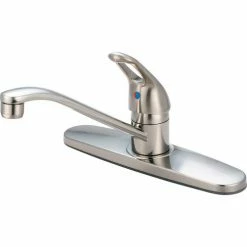 Olympia Elite K-4170-BN Single Loop Handle Kitchen Faucet PVD Brushed Nickel