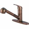 Olympia Elite K-5030-ORB Single Handle Pull-Out Kitchen Faucet Oil Rubbed Bronze