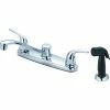 Olympia Elite K-5171 Two Handle Kitchen Faucet Polished Chrome -Bathtubs & Showers Shop PZR K 5171