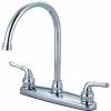 Olympia Accent K-5340 Two Handle Kitchen Faucet Polished Chrome -Bathtubs & Showers Shop PZR K 5340