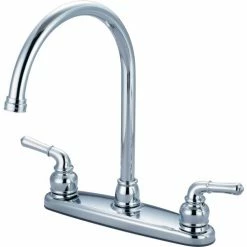 Olympia Accent K-5340 Two Handle Kitchen Faucet Polished Chrome
