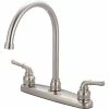 Olympia Accent K-5340-BN Two Handle Kitchen Faucet PVD Brushed Nickel -Bathtubs & Showers Shop PZR K 5340 BN