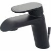 Olympia i1 L-6030-MB Single Lever Bathroom Faucet with Pop-Up Matte Black -Bathtubs & Showers Shop PZR L 6030 MB