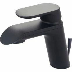 Olympia i1 L-6030-MB Single Lever Bathroom Faucet with Pop-Up Matte Black