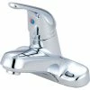 Olympia Elite L-6161H Single Lever Handle Bathroom Faucet with Pop-Up Polished Chrome -Bathtubs & Showers Shop PZR L 6161H