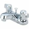 Olympia Elite L-7290 Two Handle Bathroom Faucet with Pop-Up Polished Chrome -Bathtubs & Showers Shop PZR L 7290