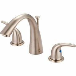 Olympia Accent L-7472-BN Two Handle Bathroom Widespread Faucet with Pop-Up PVD Brushed Nickel