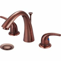 Olympia Accent L-7472-ORB Two Handle Bathroom Widespread Faucet with Pop-Up Oil Rubbed Bronze