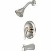 Olympia Elite T-2306-BN Single Lever Tub/Shower Trim Kit Only PVD Brushed Nickel -Bathtubs & Showers Shop PZR T 2306 BN