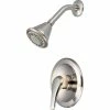 Olympia Elite T-2307-BN Single Lever Shower Trim Only PVD Brushed Nickel