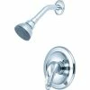 Olympia Elite T-2312 Single Lever Shower Trim Only Polished Chrome -Bathtubs & Showers Shop PZR T 2312