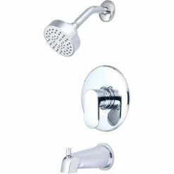 Olympia i1 T-2330 Single Lever Tub/Shower Trim Kit Only Polished Chrome