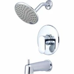 Olympia i1 T-2334 Single Lever Tub/Shower Trim Kit Only Polished Chrome