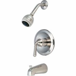 Olympia Accent T-2340-BN Single Lever Tub/Shower Trim Kit Only PVD Brushed Nickel
