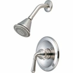 Olympia Accent T-2352-BN Single Lever Shower Trim Kit Only PVD Brushed Nickel