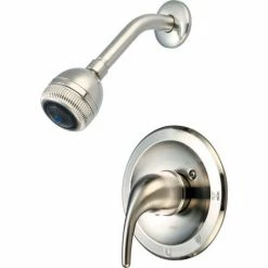 Olympia Accent T-2362-BN Single Lever Shower Trim Kit Only PVD Brushed Nickel