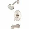 Olympia i2 T-2370-BN Single Lever Tub/Shower Trim Kit Only PVD Brushed Nickel