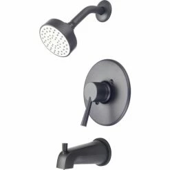 Olympia i2 T-2370-MB Single Lever Tub/Shower Trim Kit Only Matte Black