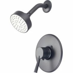 Olympia i2 T-2372-MB Single Lever Shower Trim Kit Only Matte Black