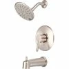 Olympia i2 T-2374-BN Single Lever Tub/Shower Trim Kit Only PVD Brushed Nickel