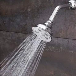 Speakman Anystream® 3-3/4 Dia. Caspian Wall Mount Shower Head, Polished Chrome Finish, 2.5 GPM 10 Speakman Anystream® 3-3/4 Dia. Caspian Wall Mount Shower Head, Polished Chrome Finish, 2.5 GPM -Bathtubs & Showers Shop S 3014 3